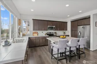 Excellent storage with built in pantry