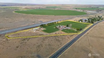 12 acres with water rights, buyer to verify lot lines