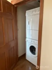 The laundry area.