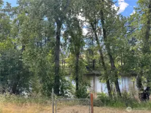 back yard river view