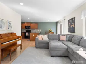 FAMILY ROOM - Facing Kitchen/Dining Area