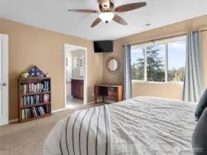 PRIMARY BR - Bath beyond on left