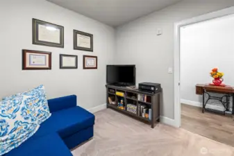 Many homeowners put a Murphy bed in their 2nd bedroom and double the use for the room as a den.