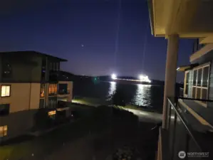 Evening views from the deck