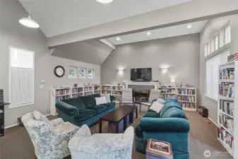 The library has an extensive book collection.