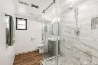 New Basement Bath: Recently added 3/4 bathroom (installed 2024) on the lower level, adding value and convenience for guest