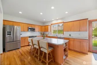 Large kitchen for lots of helpers!
