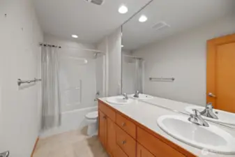 Full bathroom upstairs