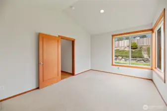 Bonus room or extra bedroom with closets