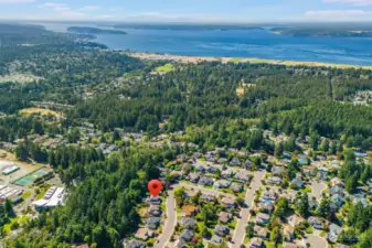 Neighborhood Aerial and Puget Sound