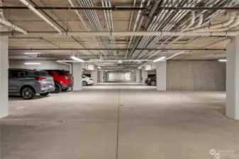 Underground garage parking