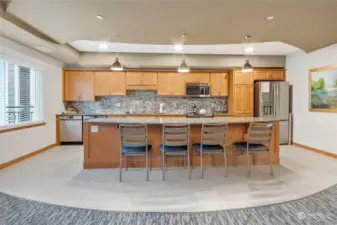 Kitchen in club area