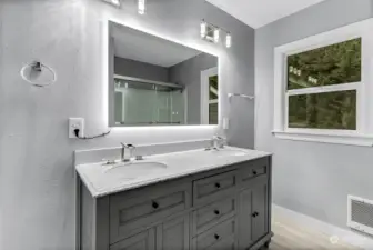 Beautiful Hallway Bathroom