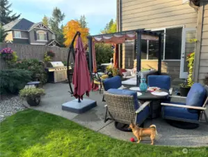 extended patio for outdoor entertaining