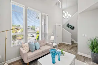 Entry with Vaulted Ceilings