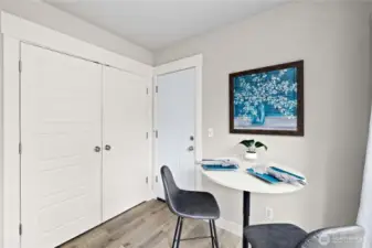 Two car garage