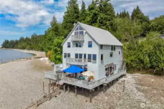 Private decks on three levels… Boat launch system.