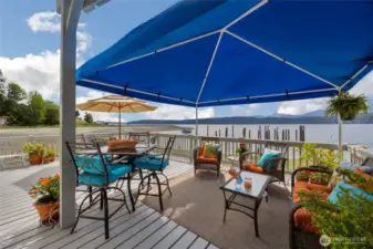 The expansive (South Deck)main level deck just needs you :)