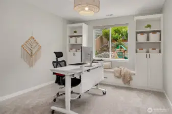 Generous Main Floor Office