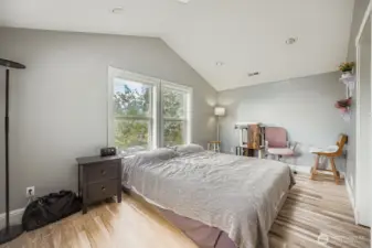 Upstairs Large room with Skylights