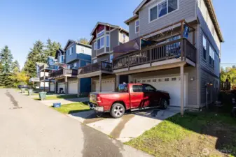Large 2 car garage