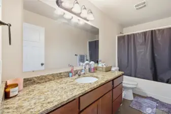 Upstairs guest bathroom