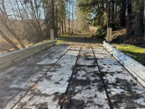 New Bridge over creek