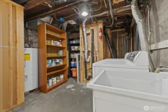 Laundry - Washer, Dryer and Utility Sink