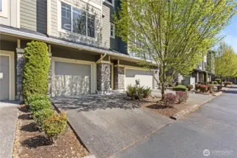 Room to park a car in the driveway plus ample off street parking for visitors.