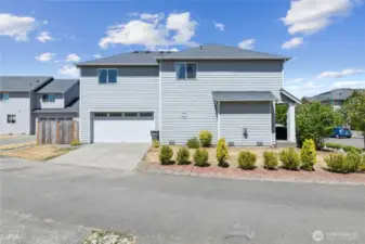 attached garage drive-way