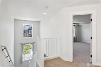 high-ceiling stair-way
