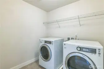 upstairs laundry room