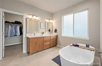 Natural light to the primary bathroom