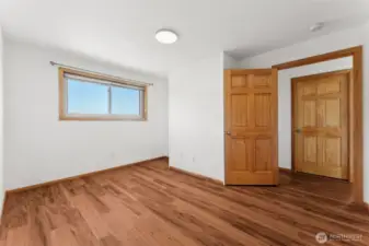 Bedroom 3 with walk in closet.