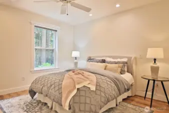 Welcome to your Primary Suite, located on the southern side of your home.