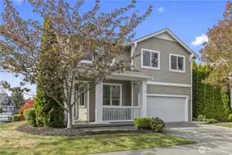 Large, bright corner lot.