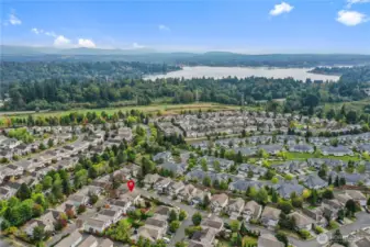 Looking southwest towards Lake Stevens.