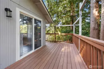 Deck of kitchen