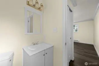 Primary bathroom.