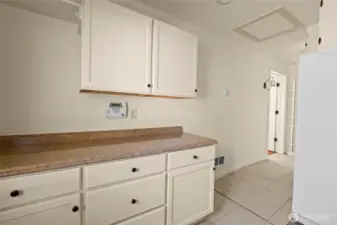 Laundry room.