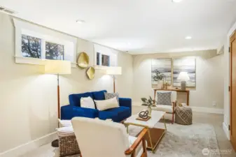 Lower level bedroom or rec room. You decide.