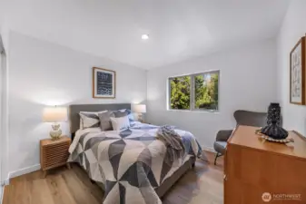 Second bedroom in the front of the home.