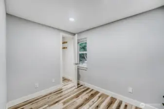 3rd bedroom with closet.