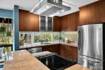 Full slab granite countertops!