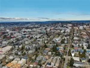 Minutes from Capitol Hill's renowned restaurants, amenities, and light rail station.