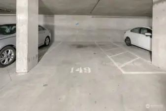 Secure garage parking