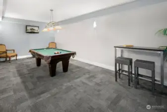 Fun to play pool in the community room