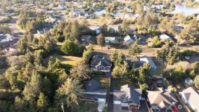 DRONE VIEW OF OTHER HOMES IN THE AREA!