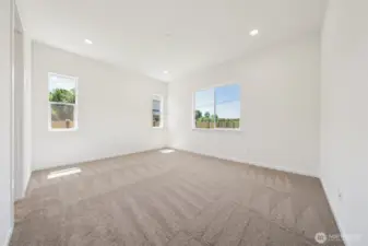 Actual home: Primary bedroom