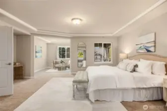The primary suite.